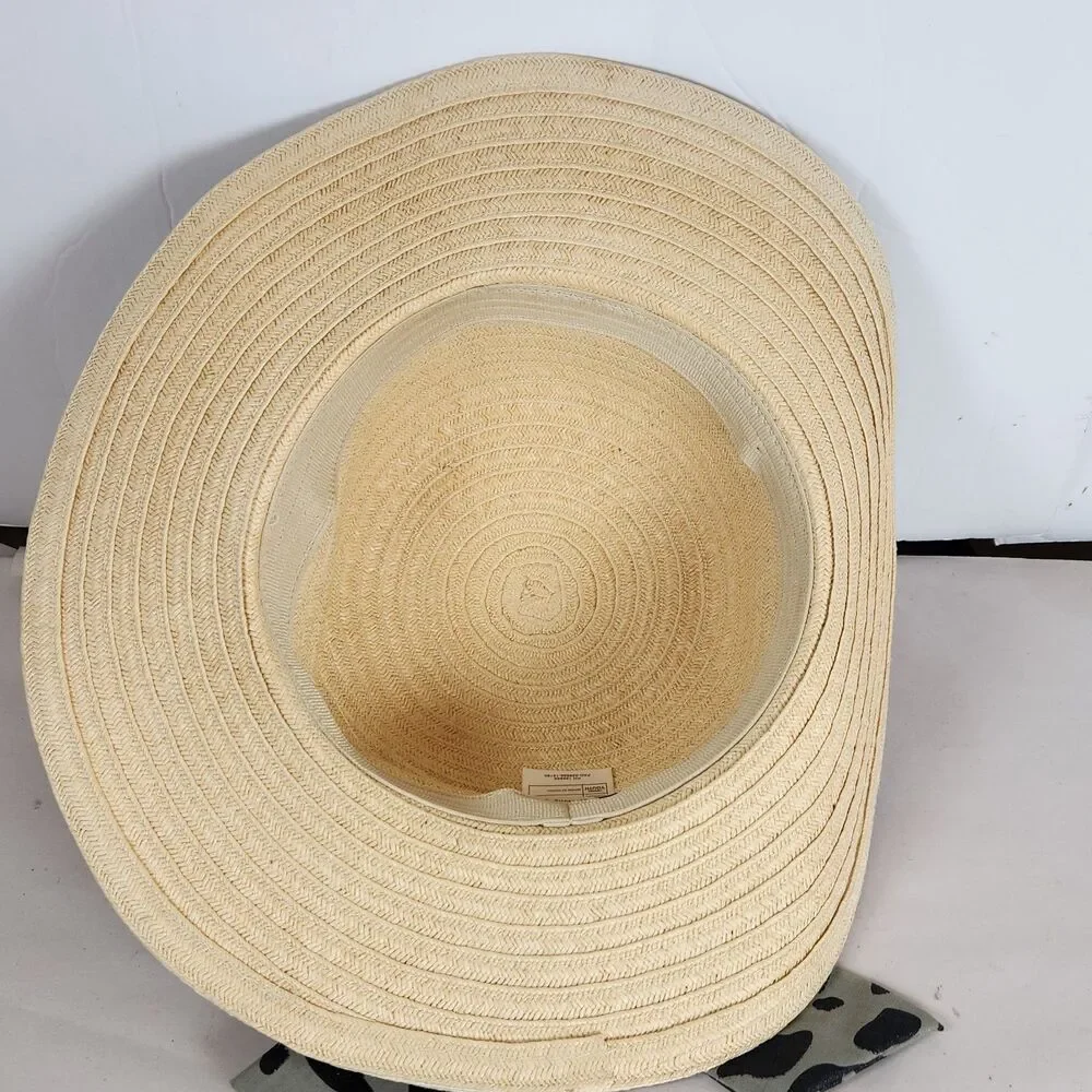 Walt Disney World Kids Minnie Mouse Animal Kingdom 100% Straw Sun‎ Hat